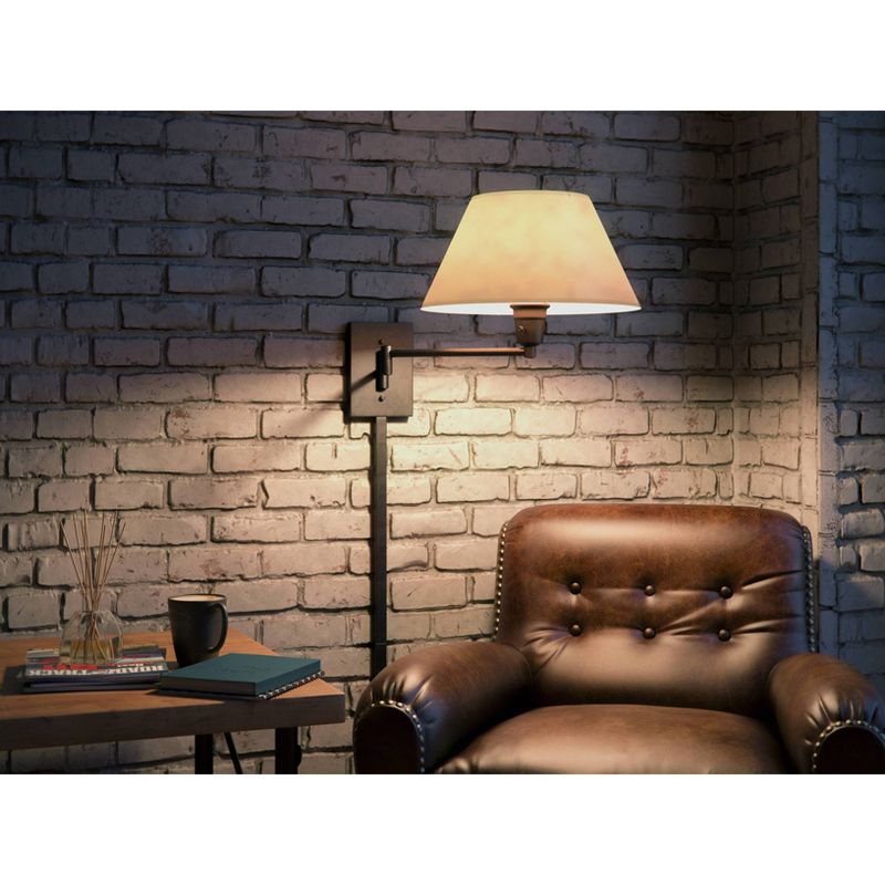3-way Simplicity Swing Arm Lamp Matte Black - 3R Studios
