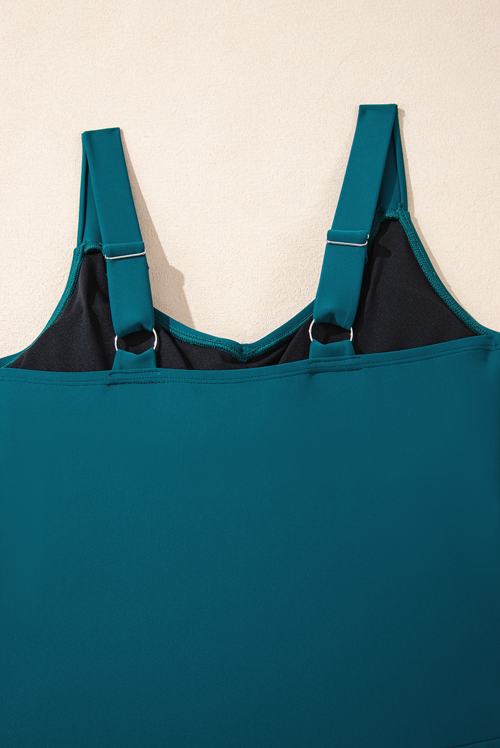 Black Plant Print Zip Front Half Sleeve One Piece Swimsuit