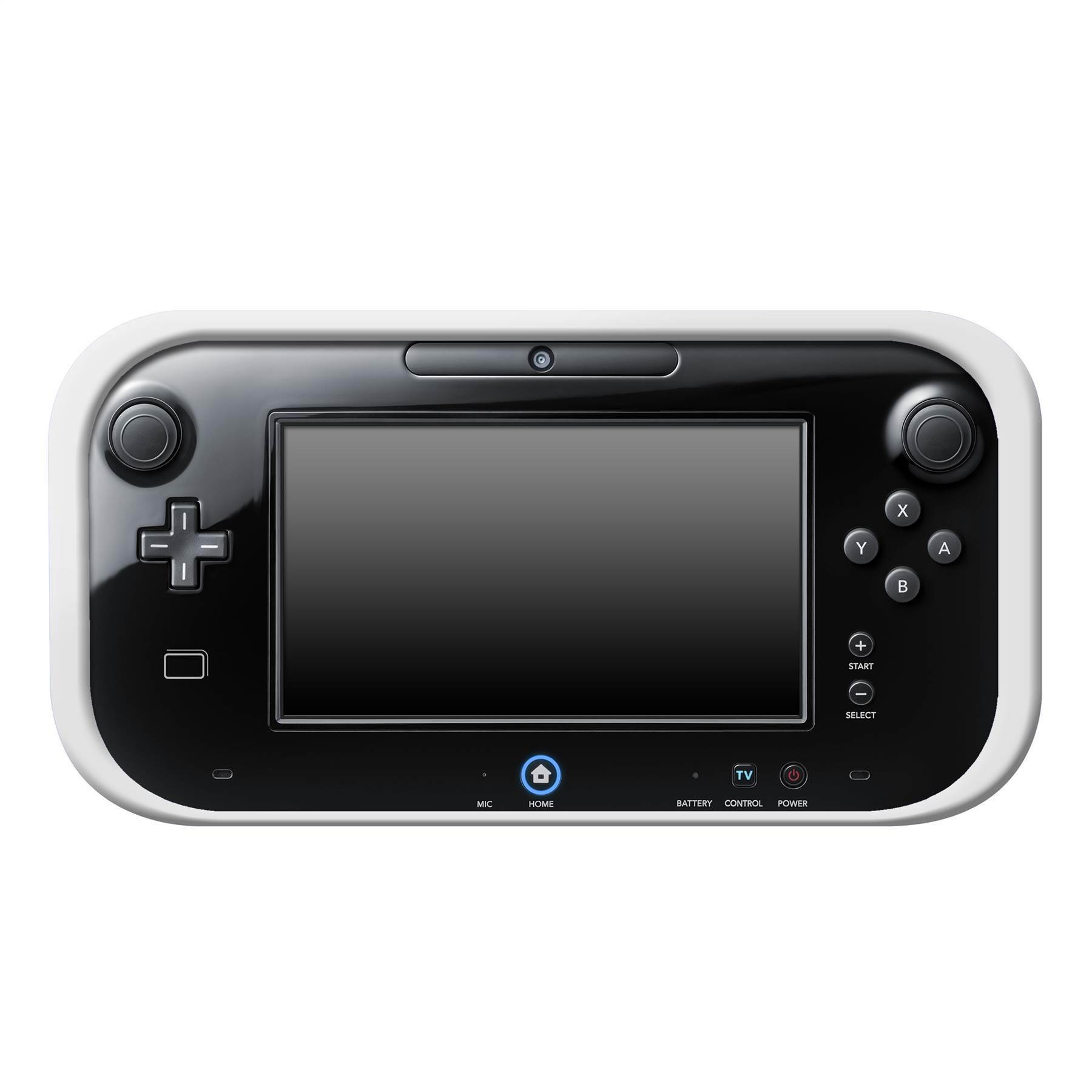 Hellfire Trading White Hard Rubber Cover Gel Skin Case for Nintendo Wii U