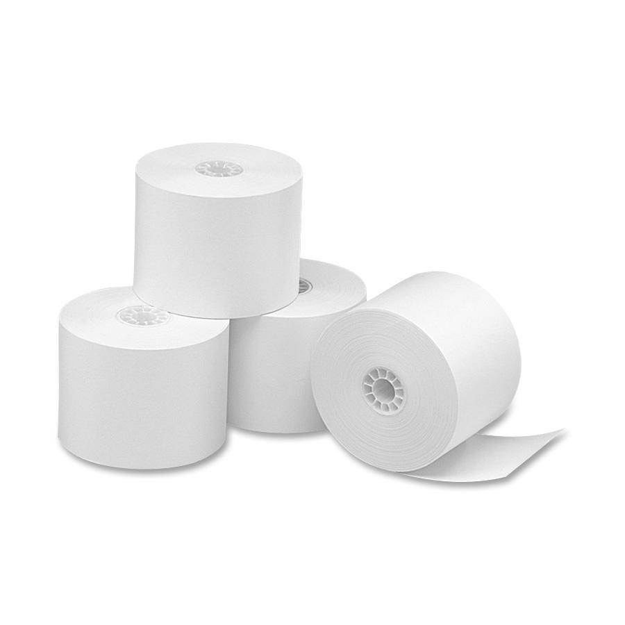 Thermal Paper Roll, 2-1/4"x165', 3/PK, White