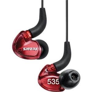 Shure SE535-EFS LTD Limited Edition SE535 Sound Isolating Earphones with Remote + Mic - RED