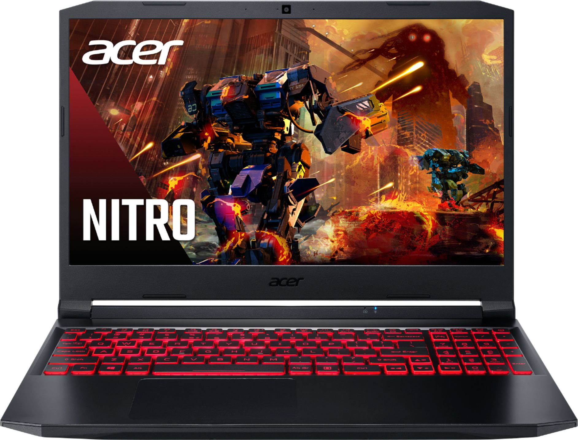 Acer - Nitro 5 &ndash; Gaming Laptop - 15.6" FHD &ndash; 11th Gen Intel Core i5 - NVIDIA GeForce GTX 1650 - 8GB DDR4 - 256GB SSD Notebook PC Computer AN515-57-584Y