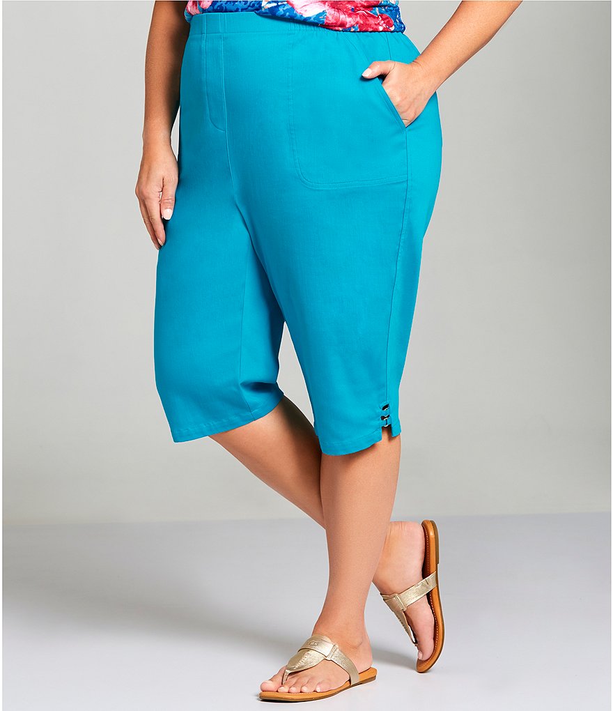 Vince Camuto Plus Size Tencel Drawstring Shorts