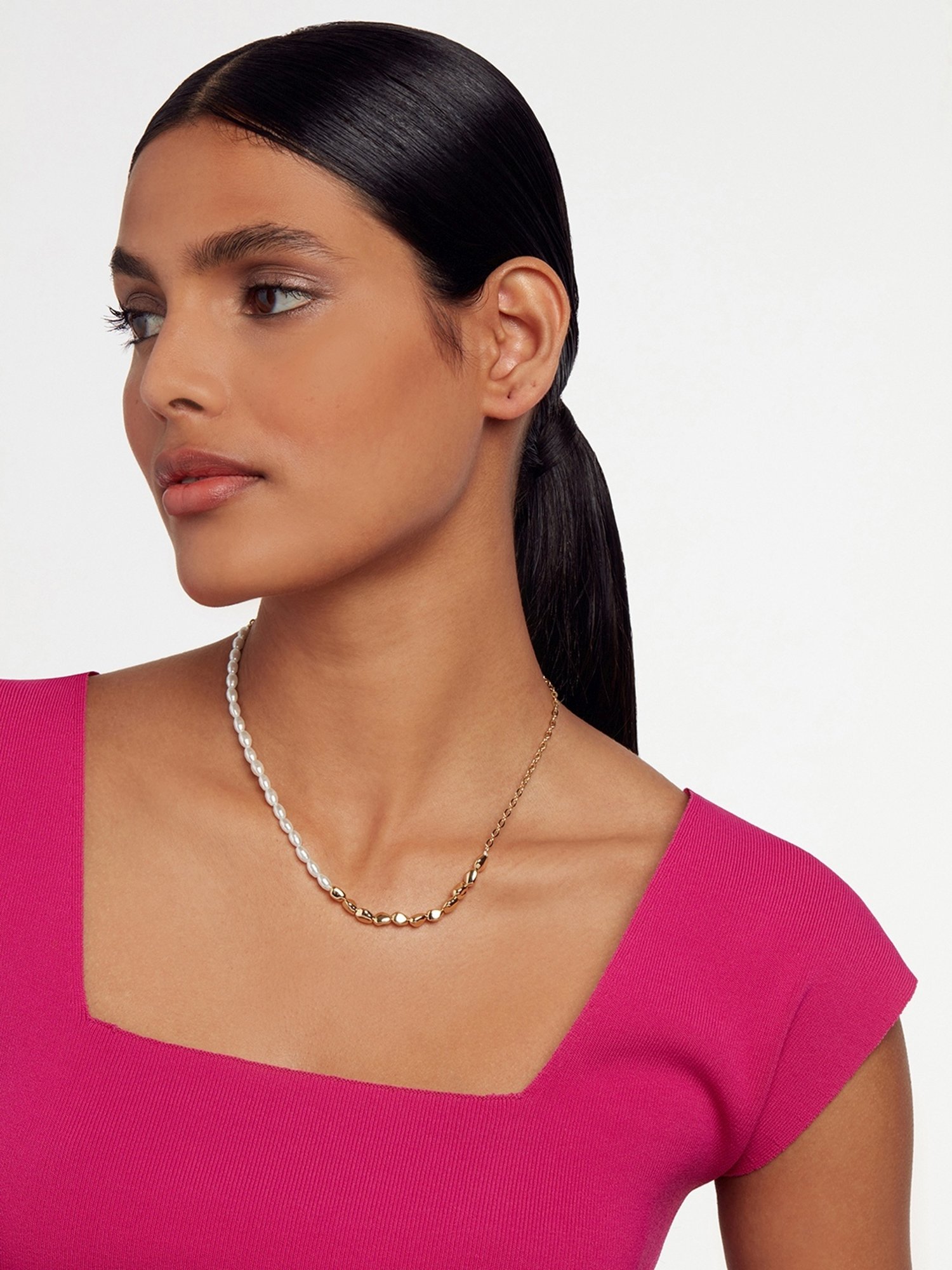 Ted Bekar Ilenie Island Pearl Bead Necklace