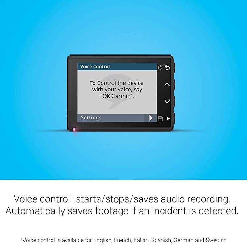 Dash Cam 66W, Extra-Wide 180-Degree Field of View In 1440P HD, 2" LCD Screen and Voice Control, Very Compact with Automatic Incident Detection and Recording , Black