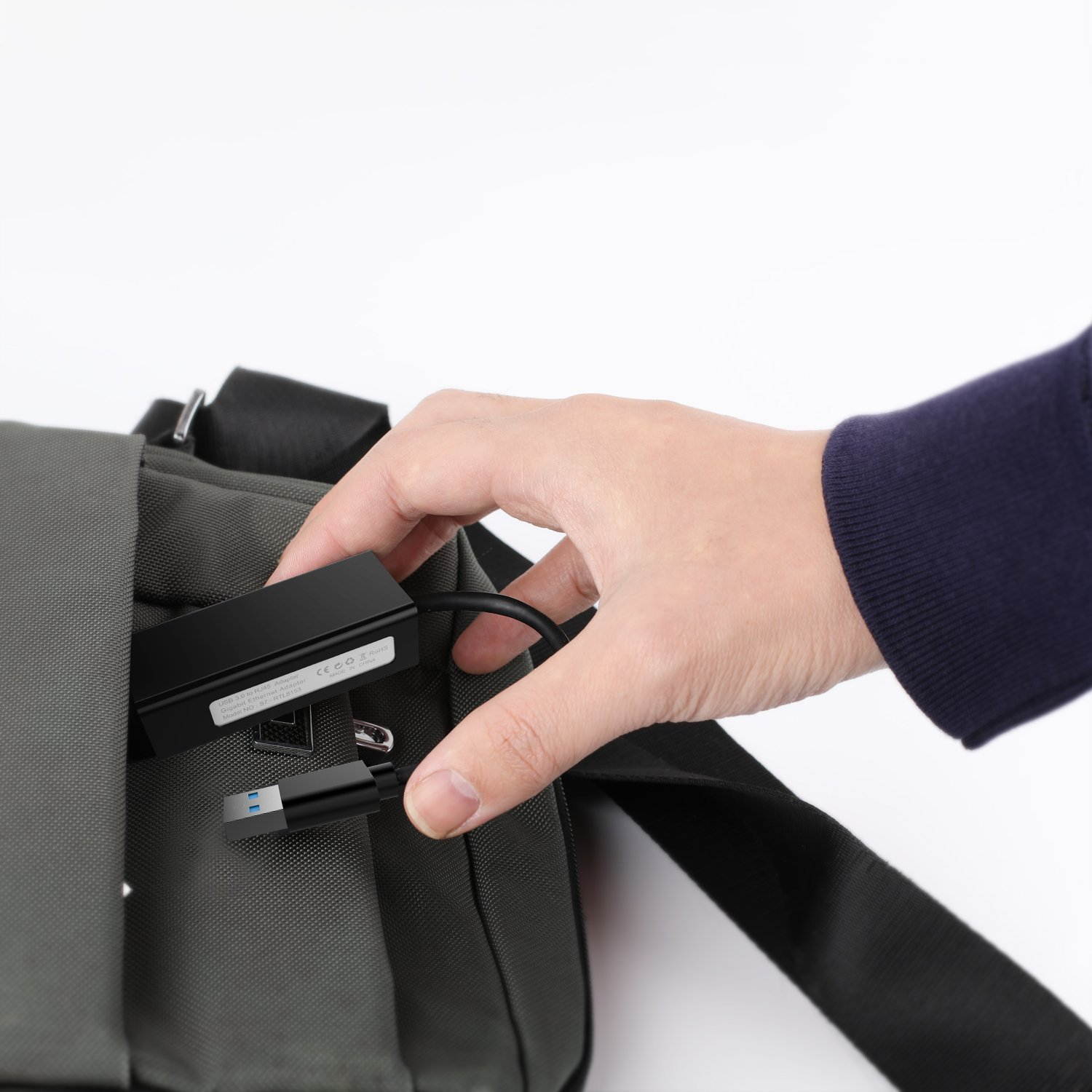 Updated USB Network Adapter, USB 3.0 to 10/100/1000 Mbps RJ45 Gigabit Ethernet Adapter Superspeed for Macbook, Mac Pro/mini, iMac, Windows, Surface Pro, Notebook PC and More