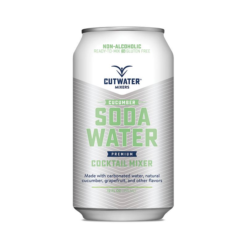 Cutwater Cucumber Soda Water Cocktail Mix - 4pk/12 fl oz Cans