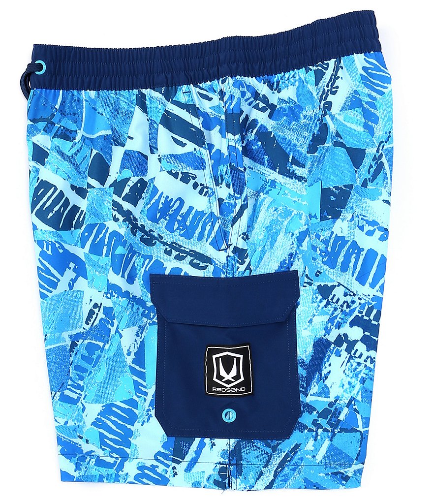 Polo Ralph Lauren Traveler Solid Blue 5 3/4#double; Inseam Swim Trunks