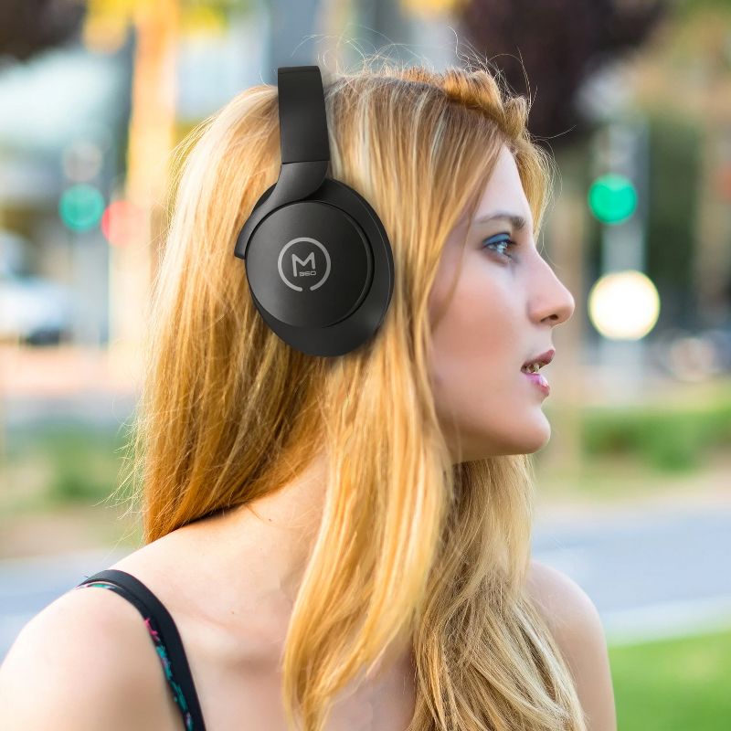 Morpheus 360 HP7500 Platinum Wireless Stereo Headphones, Black