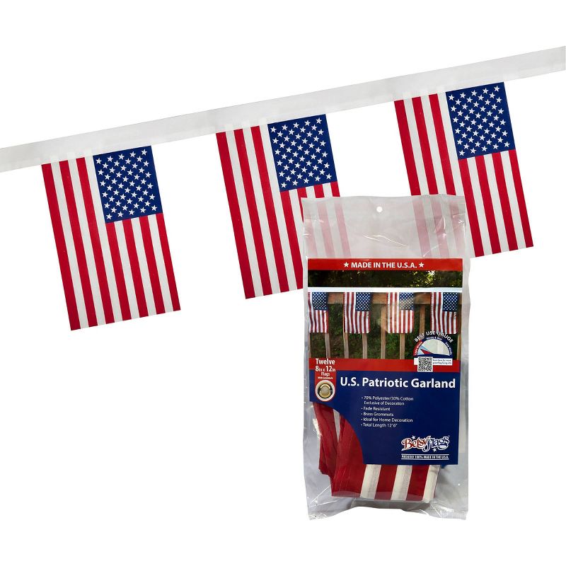 Polycotton Garland Flag