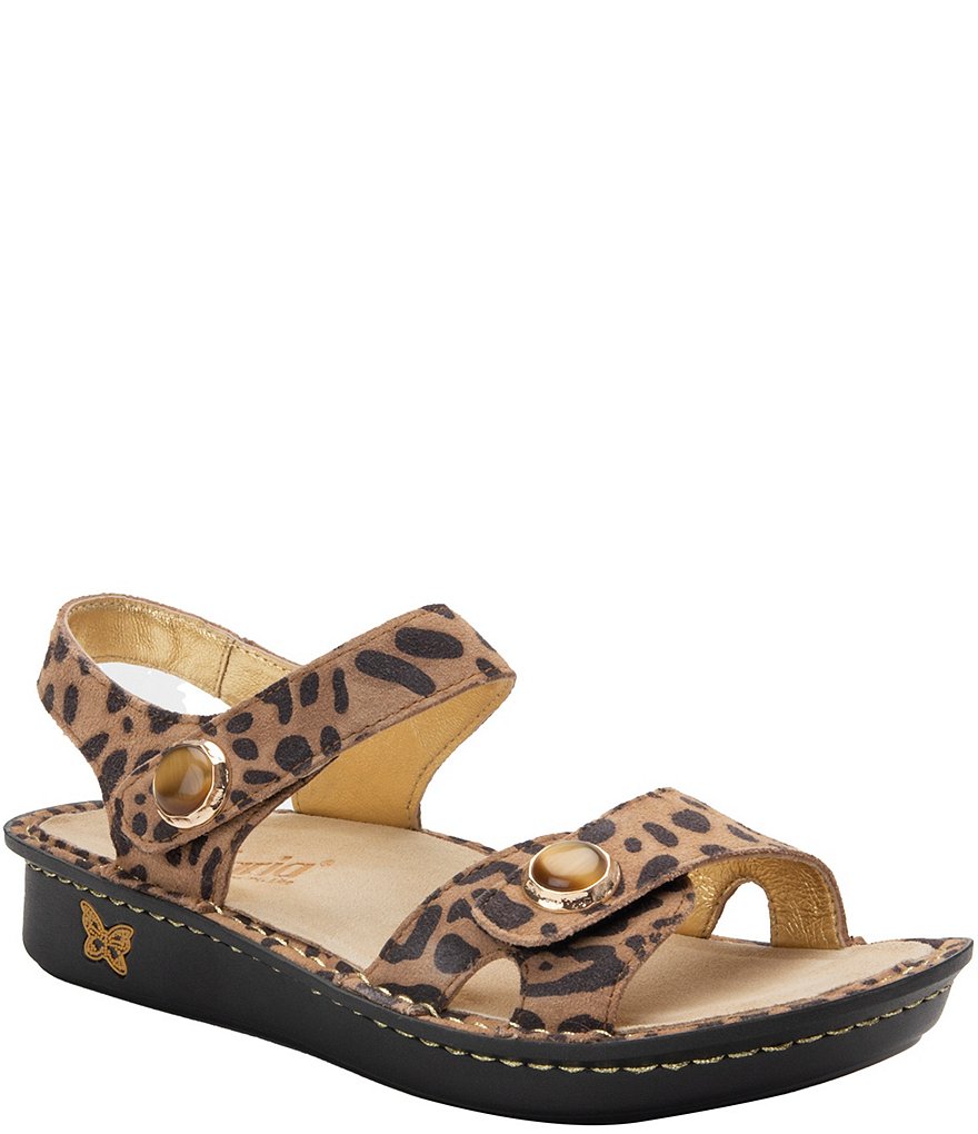 Alegria Vienna Printed Leather Sandals