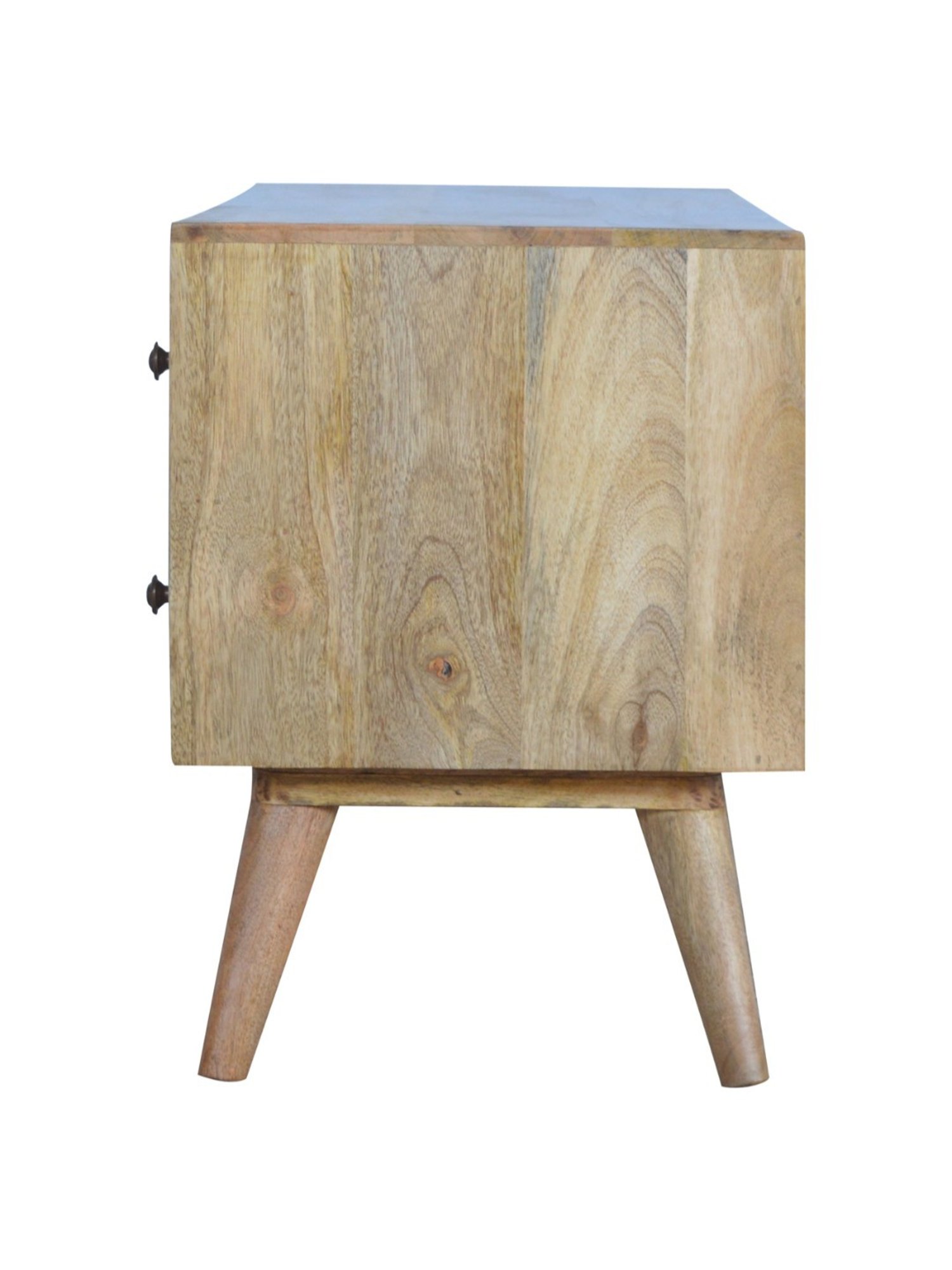 Delite Kom Flex Flowery Wenge & Acacia Dark Engineered Wood TV Entertainment Unit