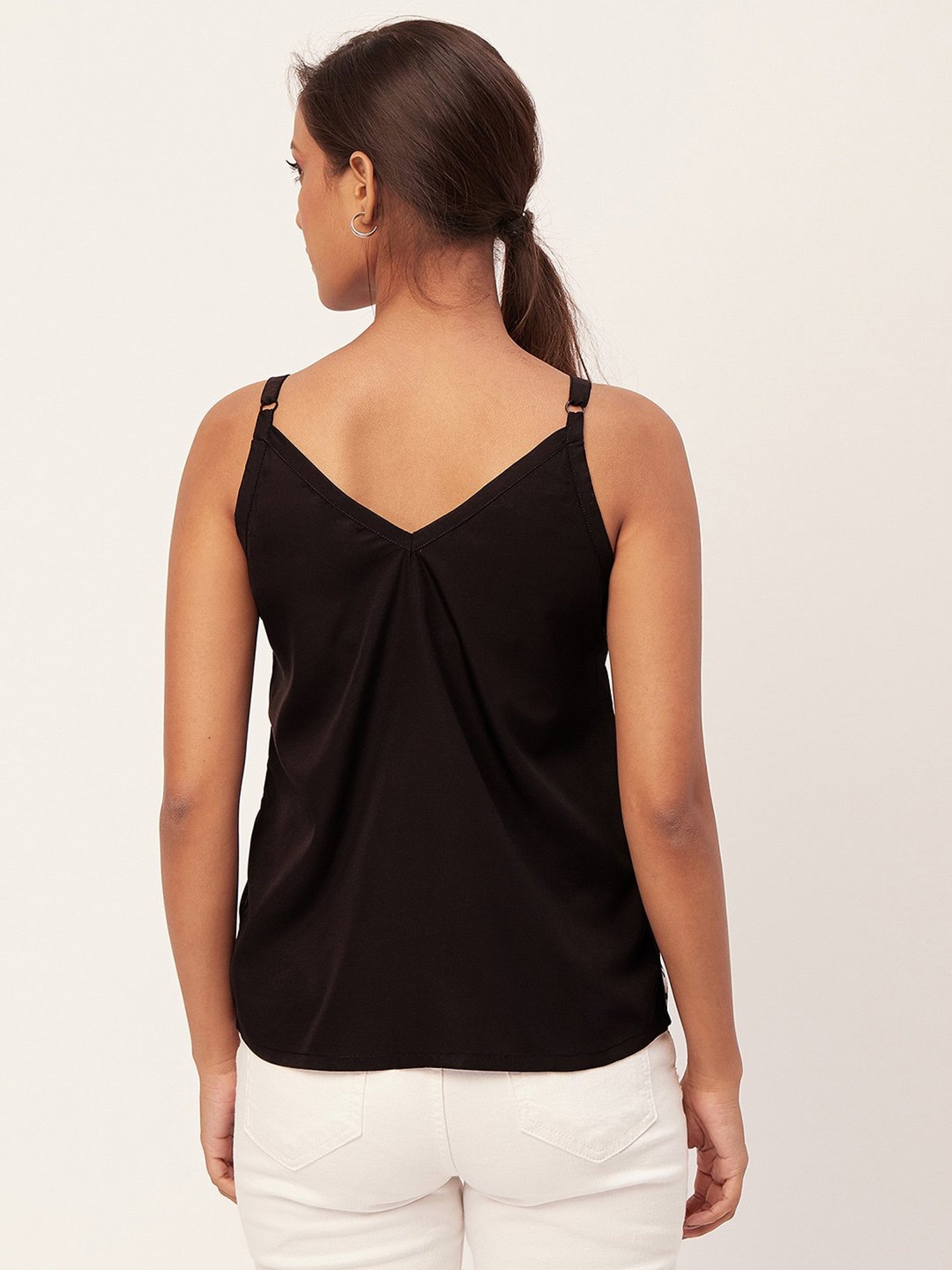 Moomaya Blue & Black Printed Top