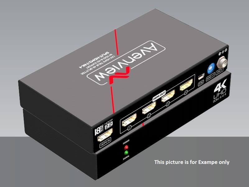 Avenview SPLIT-HDM2-T4K-8 1x8 HDMI True 4-60Hz Splitter w AUTO EDID/Management