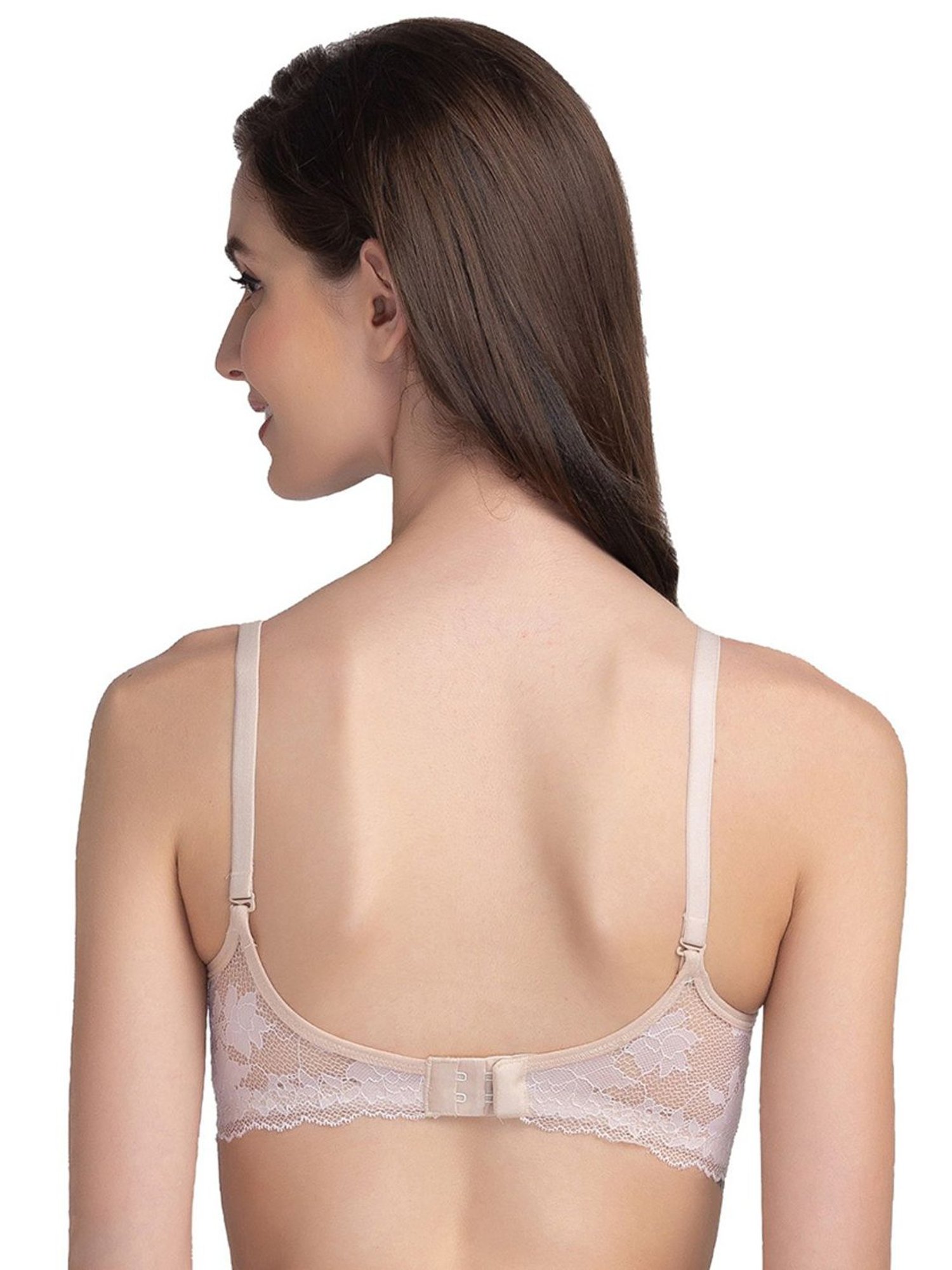 Candyskin Nude Lace Full Coverage T-Shirt Bra