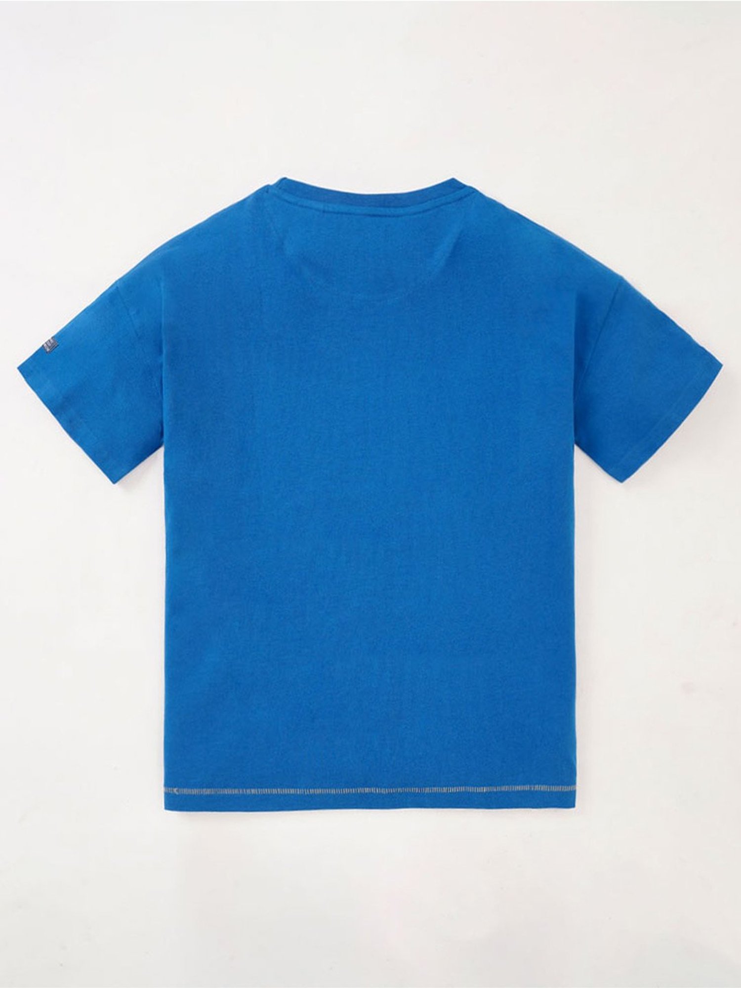Edheads Kids Blue Cotton Printed T-Shirt