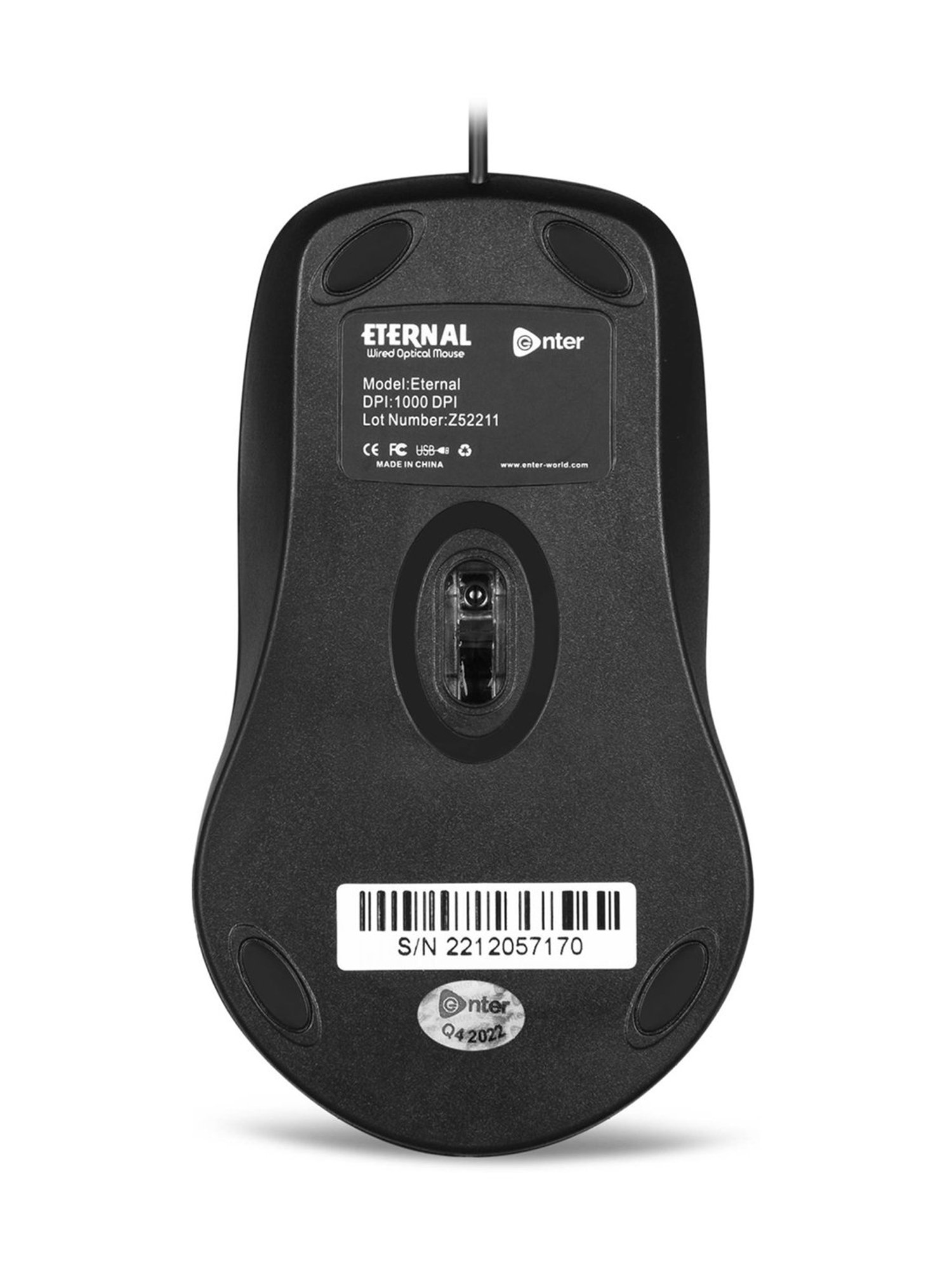 Enter Pinnacle Pro Keyboard + Eternal Mouse + U4P USB HUB Combo Set (Black)