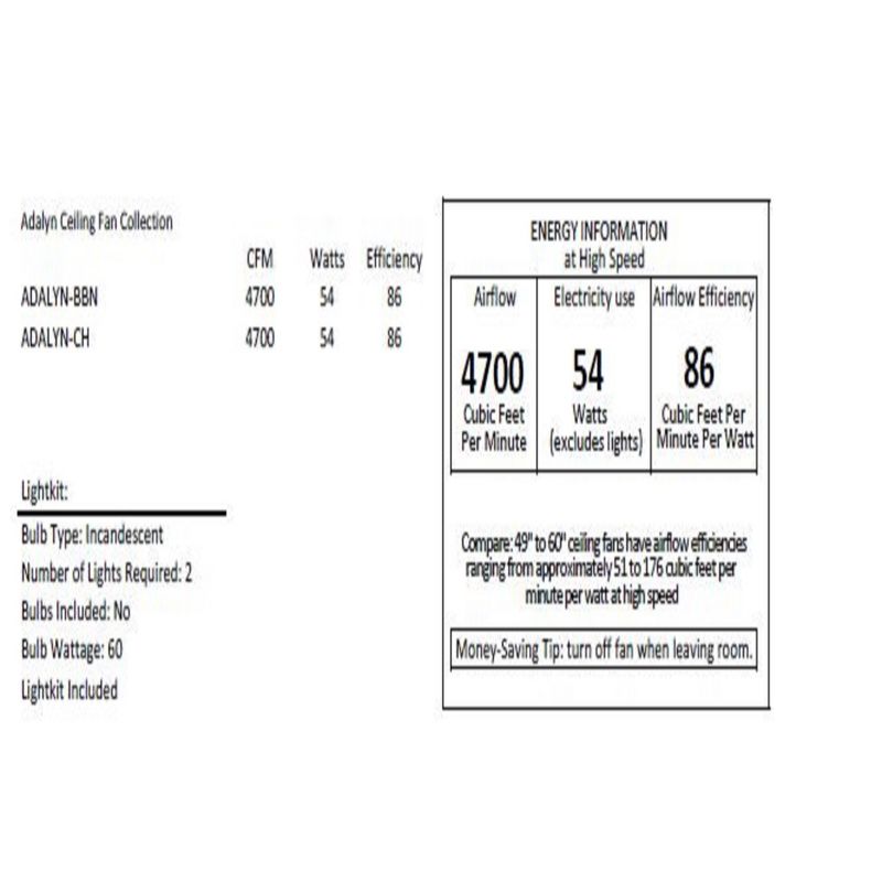 Yosemite 48" LED Ceiling Fan - Brush Nickel