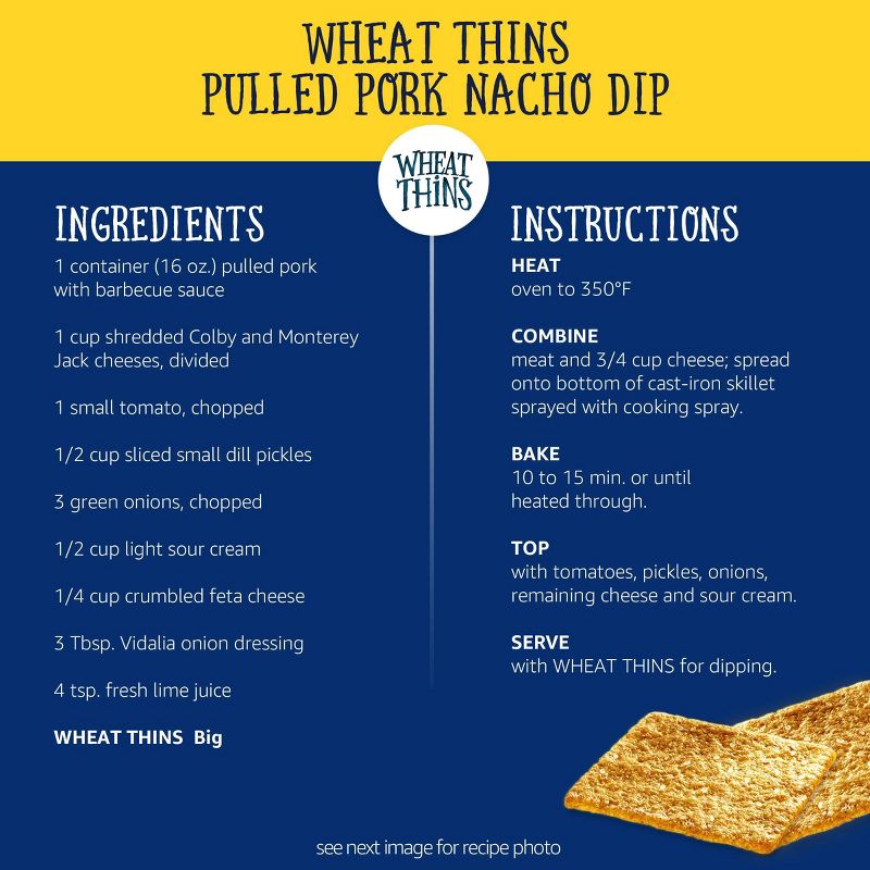 Wheat Thins Big Whole Grain Snacks - 8oz