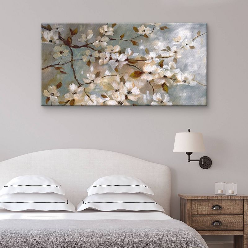 24" x 48" Blossoms of May Panel by Nan Art on Canvas - Fine Art Canvas