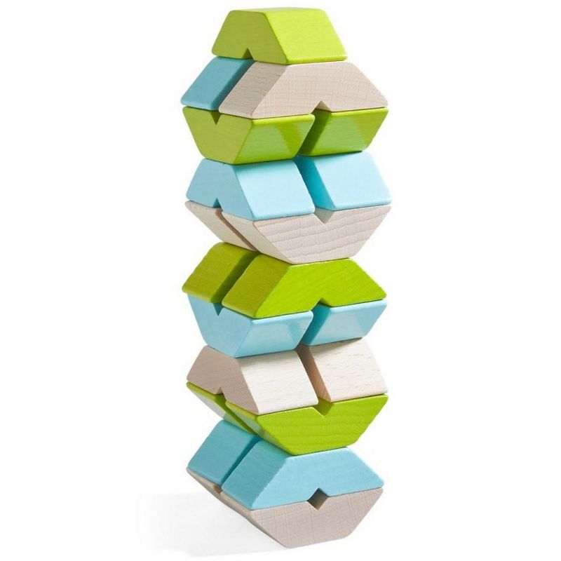 HABA Varius Building Blocks with Pattern Cards (Made in Germany)