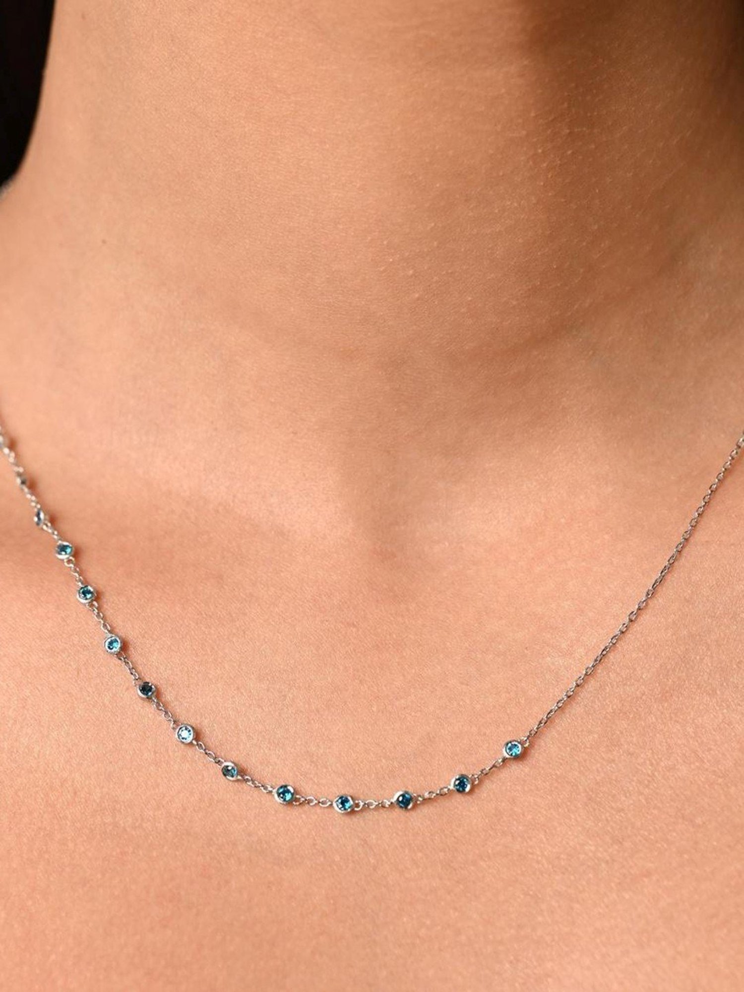 Ornate Jewels 92.5 Sterling Silver Red Ruby Necklace for Women