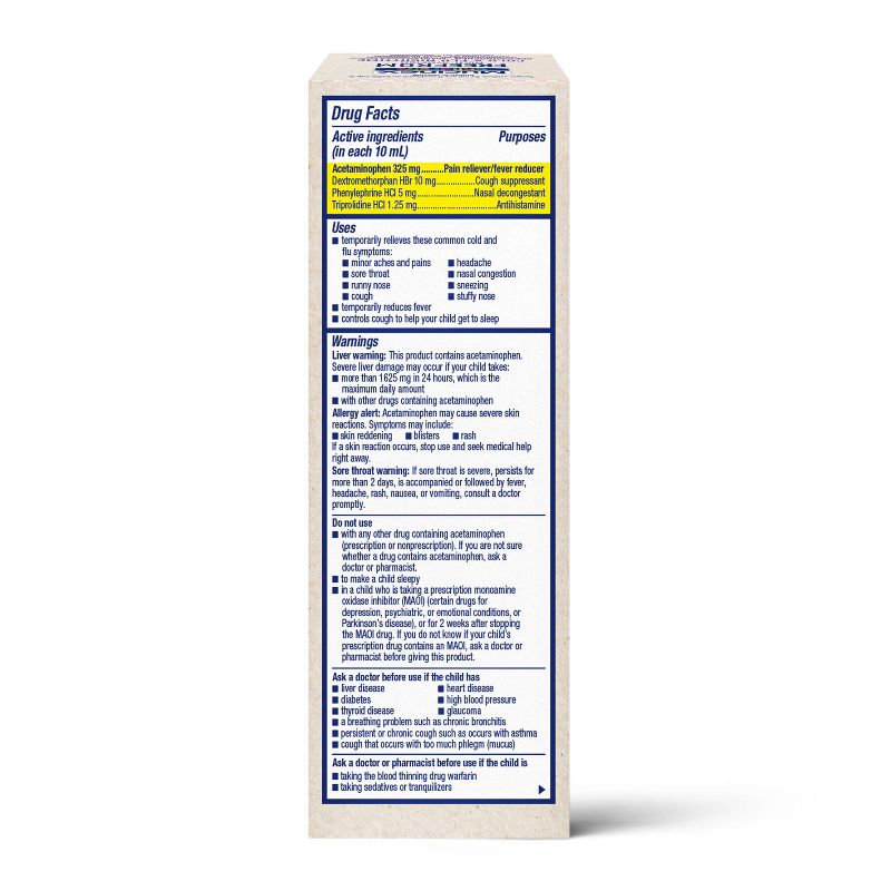 Mucinex Children's Free From Multi-Symptom Cold & Flu Nighttime Suppressant - 4 fl oz