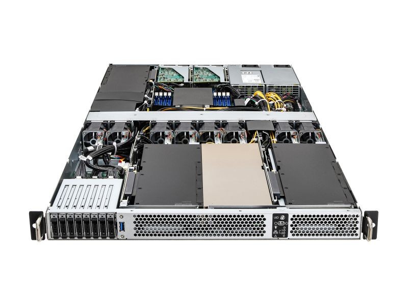 Asrock Rack 1U4G-ROME 1U Rackmount GPU Barebone AMD SP3 LGA4094 EPYC 7002 series 4 GPU Dual 1 GbE