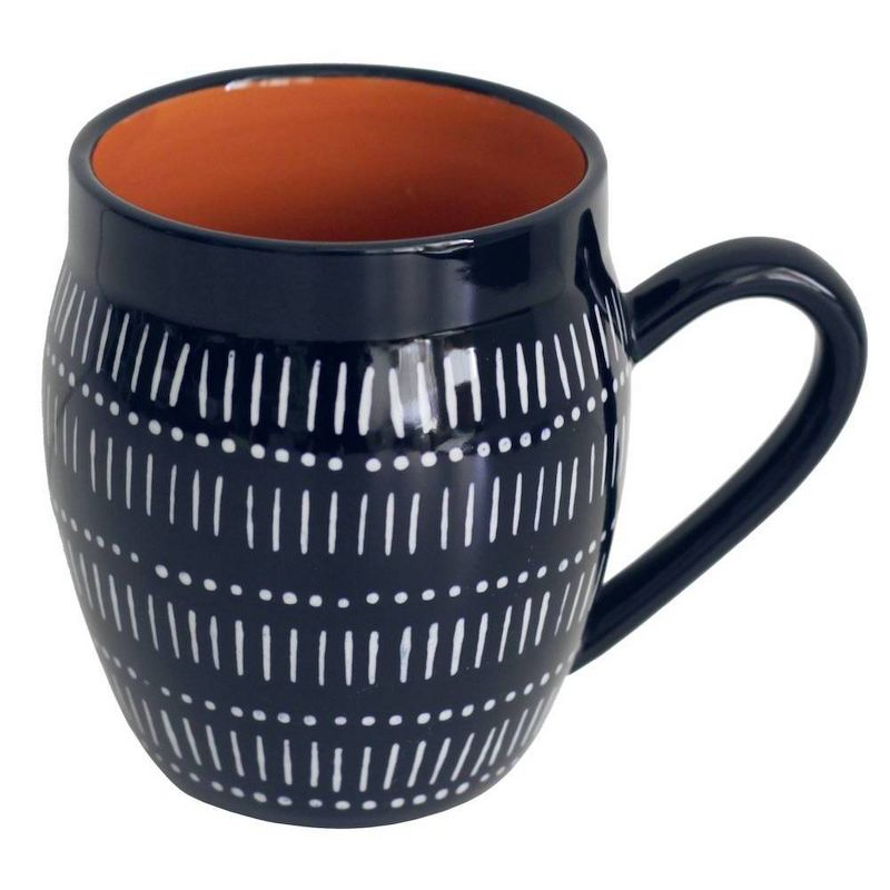 Baum Bros. 16pc Stoneware Tangiers Dinnerware Set Blue