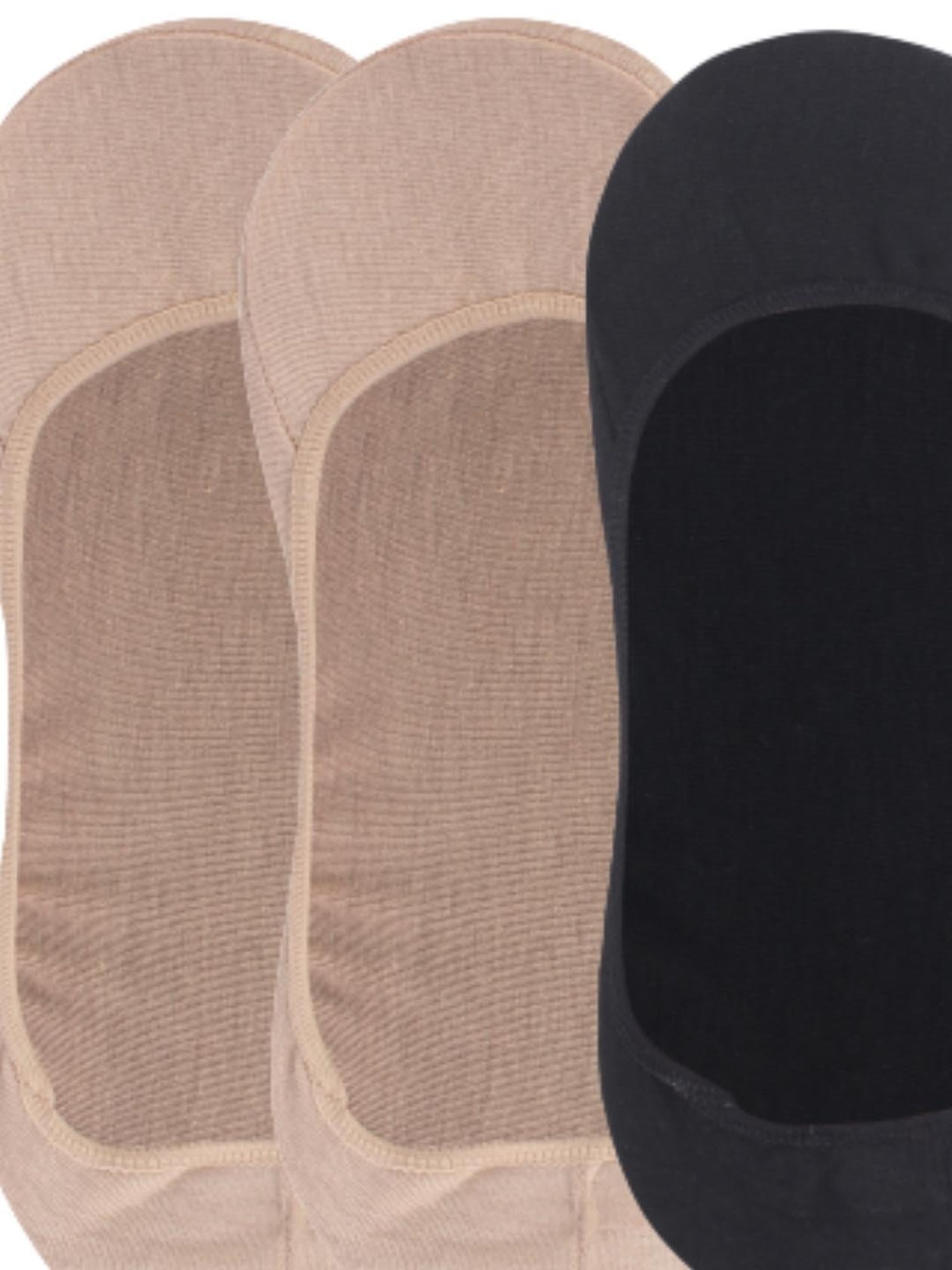 NEXT 2 SKIN Tan & Black Socks - Pack of 3