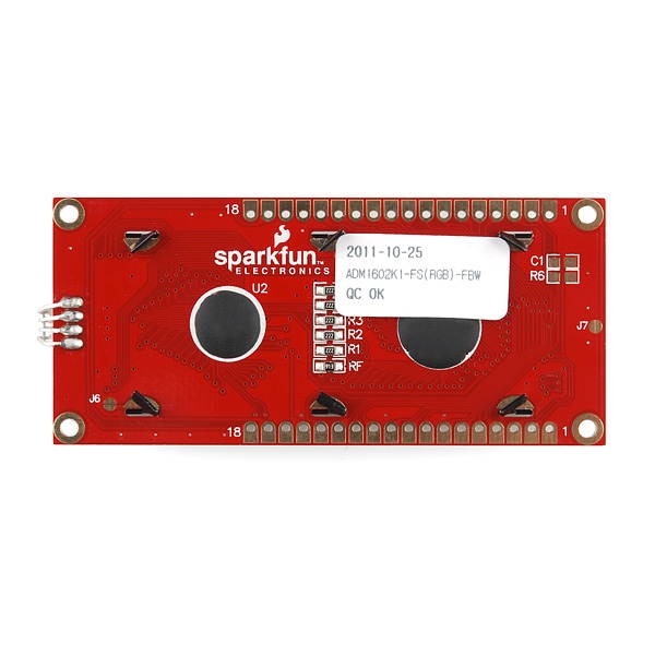 SparkFun Basic 16x2 Character LCD - RGB Backlight 5V
