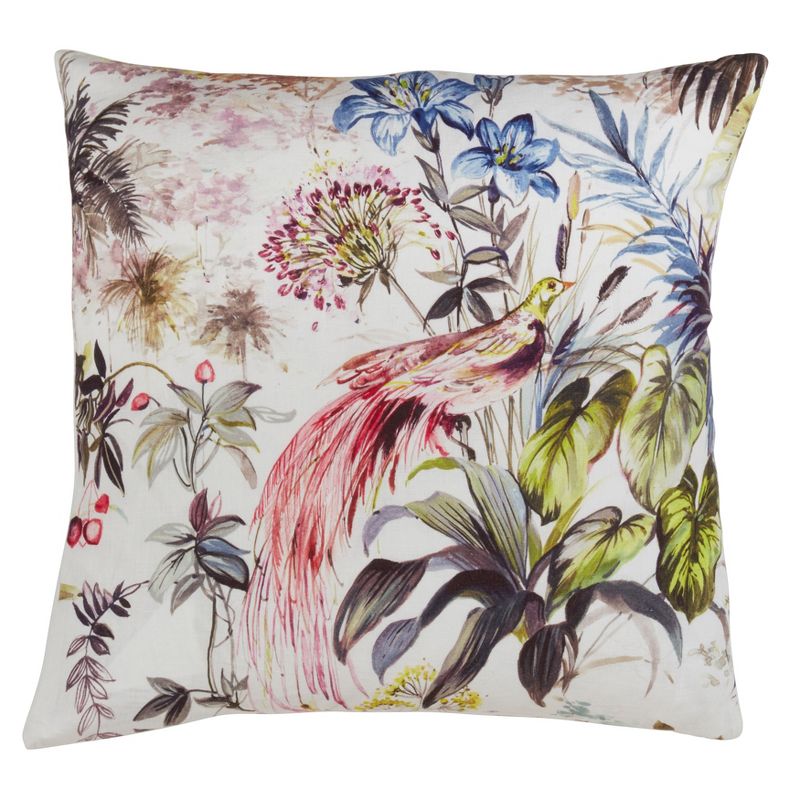 Tropical Linen Oversize Square Throw Pillow - Saro Lifestyle