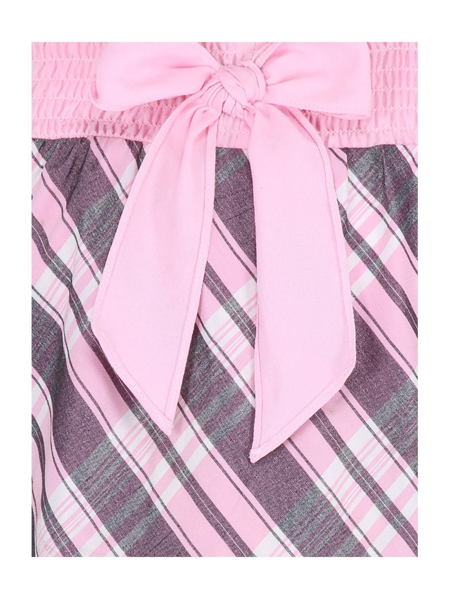 Cutecumber Kids Checks Pink Dress