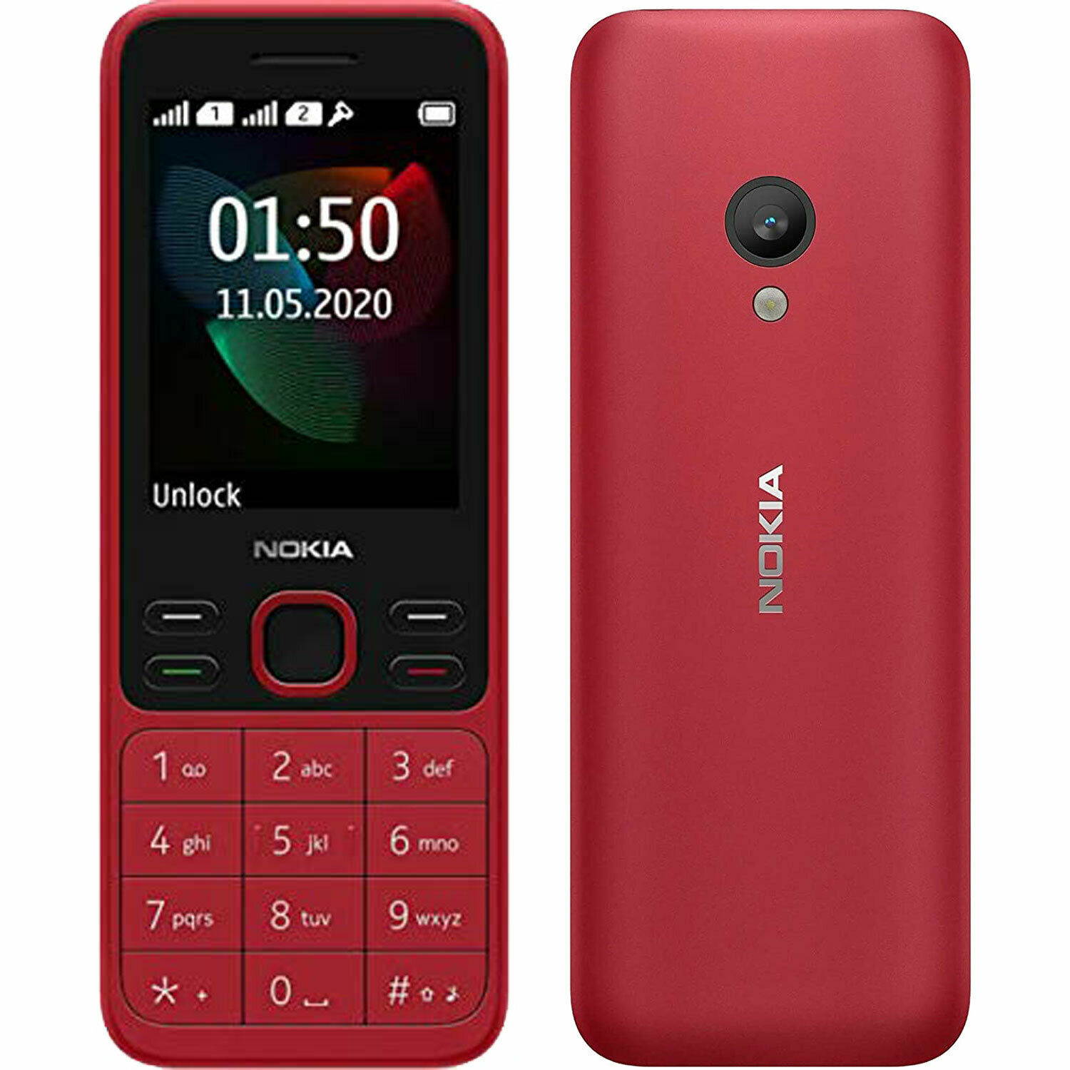Nokia 150 (2020) Dual-SIM 4MB (GSM Only | No CDMA) Factory Unlocked 2G Cell-Phone (Black) - International Version