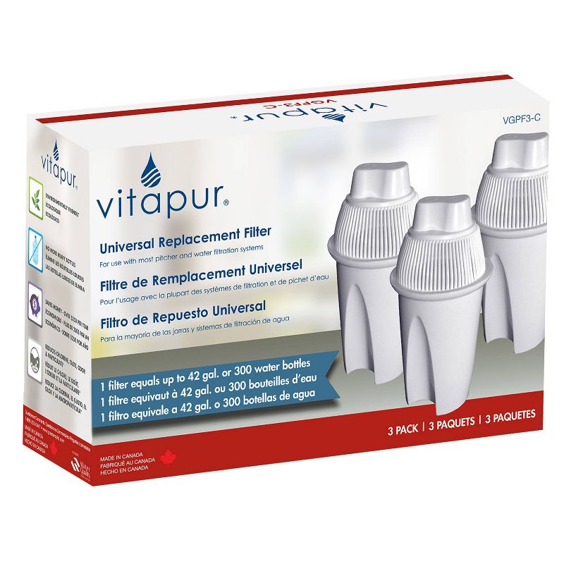 Vitapur 3pk Replacement Filters - VGPF3-C