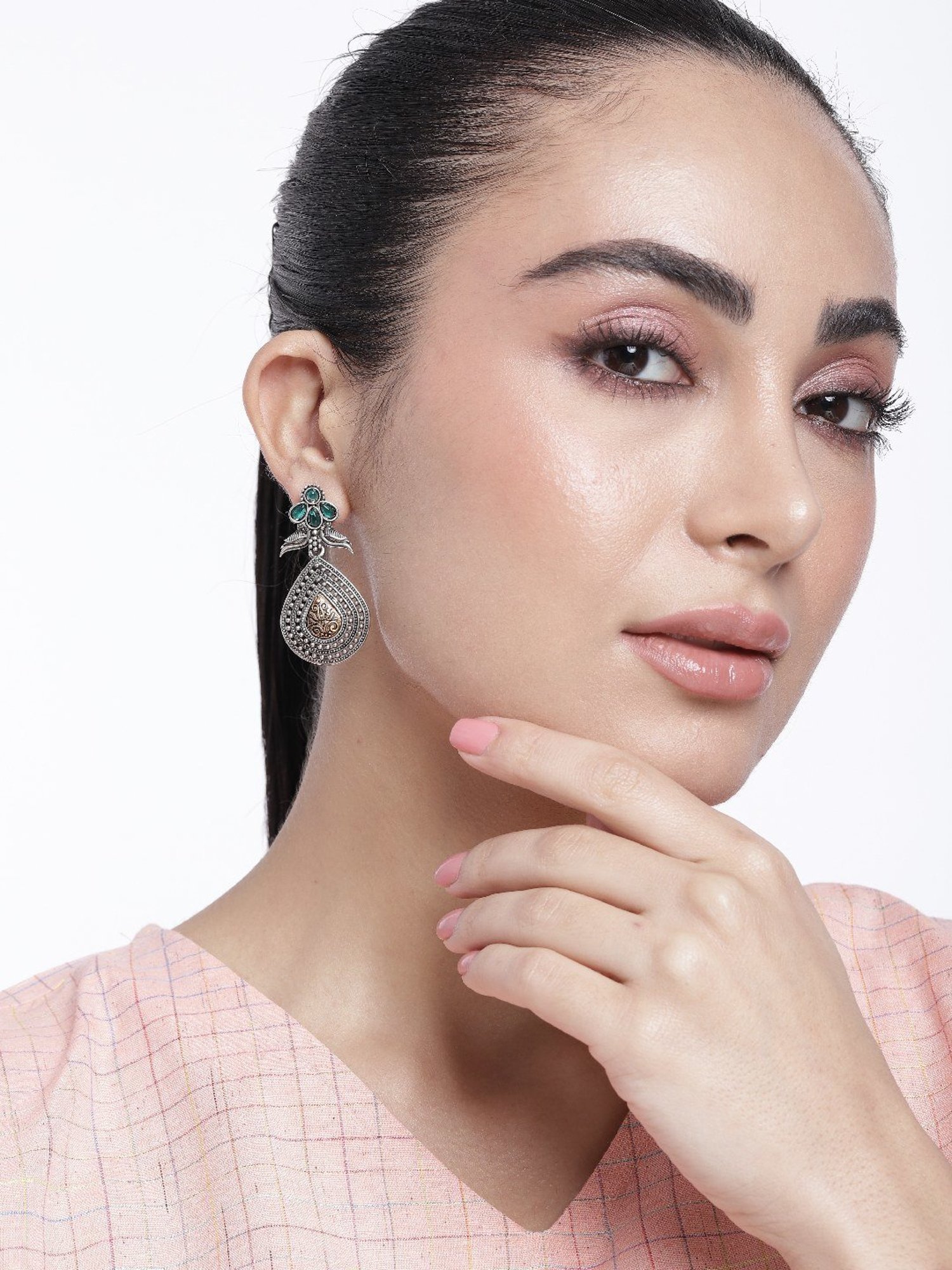 Abdesigns High Quality Dual-Tone Earrings