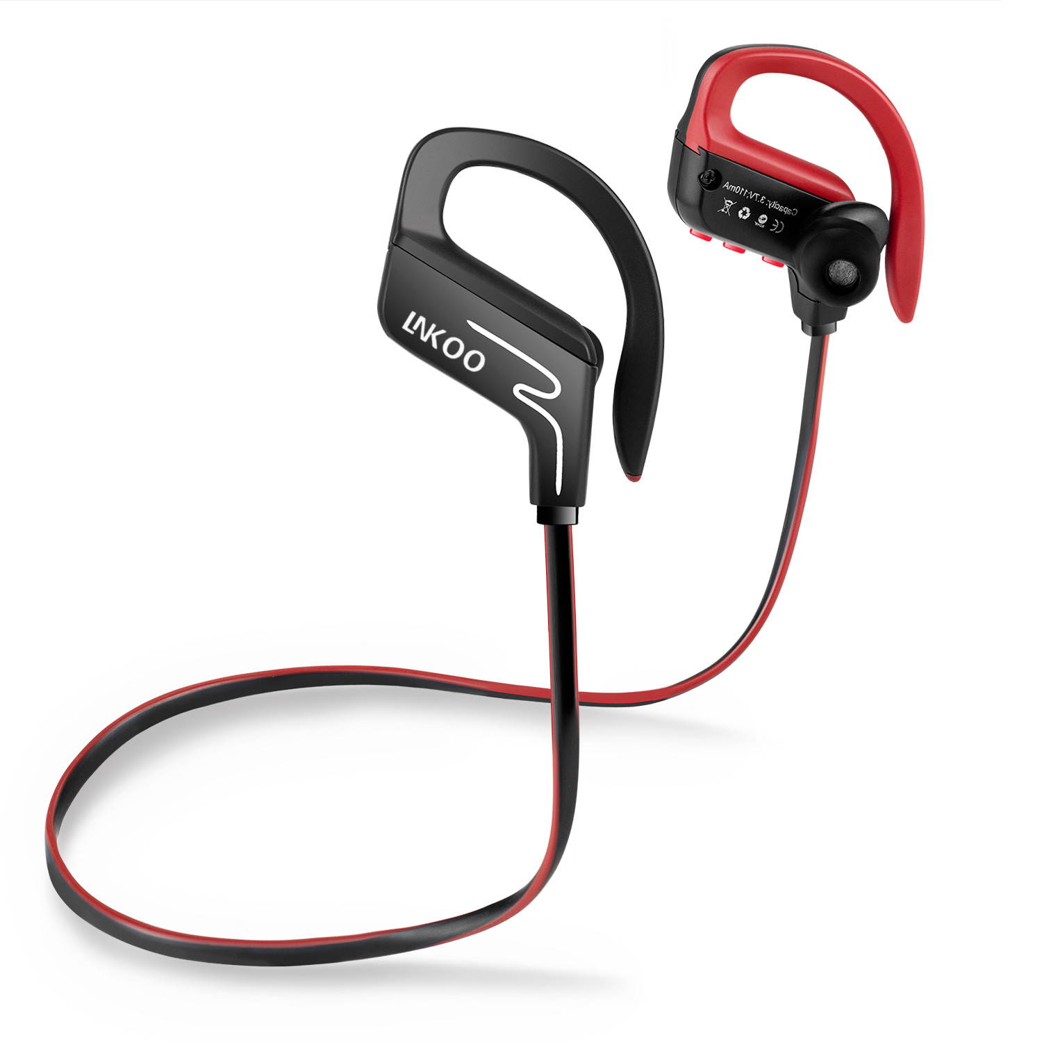Bluetooth Wireless Sports Headset,Running Sweatproof Earbuds - Stereo Bass - Noise Isolation - In EAR