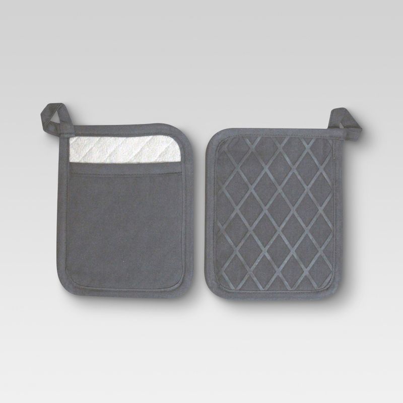 Pot Holder Gray - Threshold™