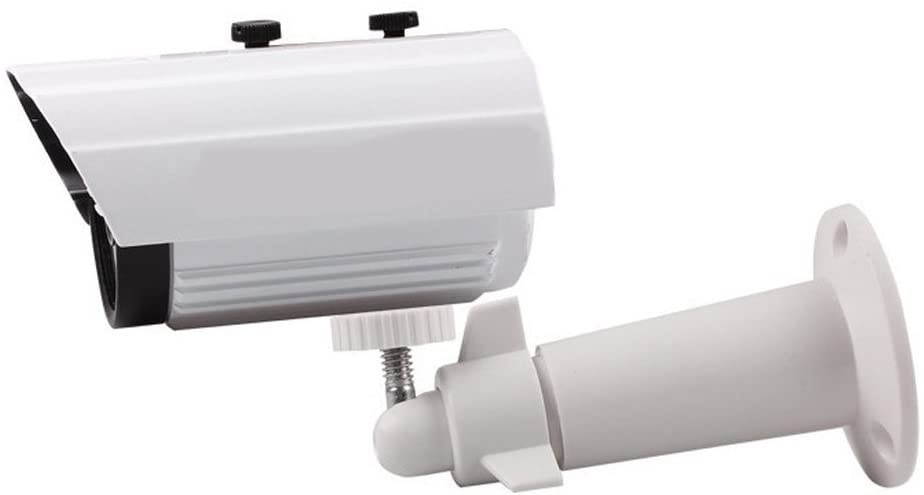 Security Housing Mount Bracket Adjustable Indoor Outdoor Mount Threads Swivel Security Camera Mount for CCTV Camera (Black)