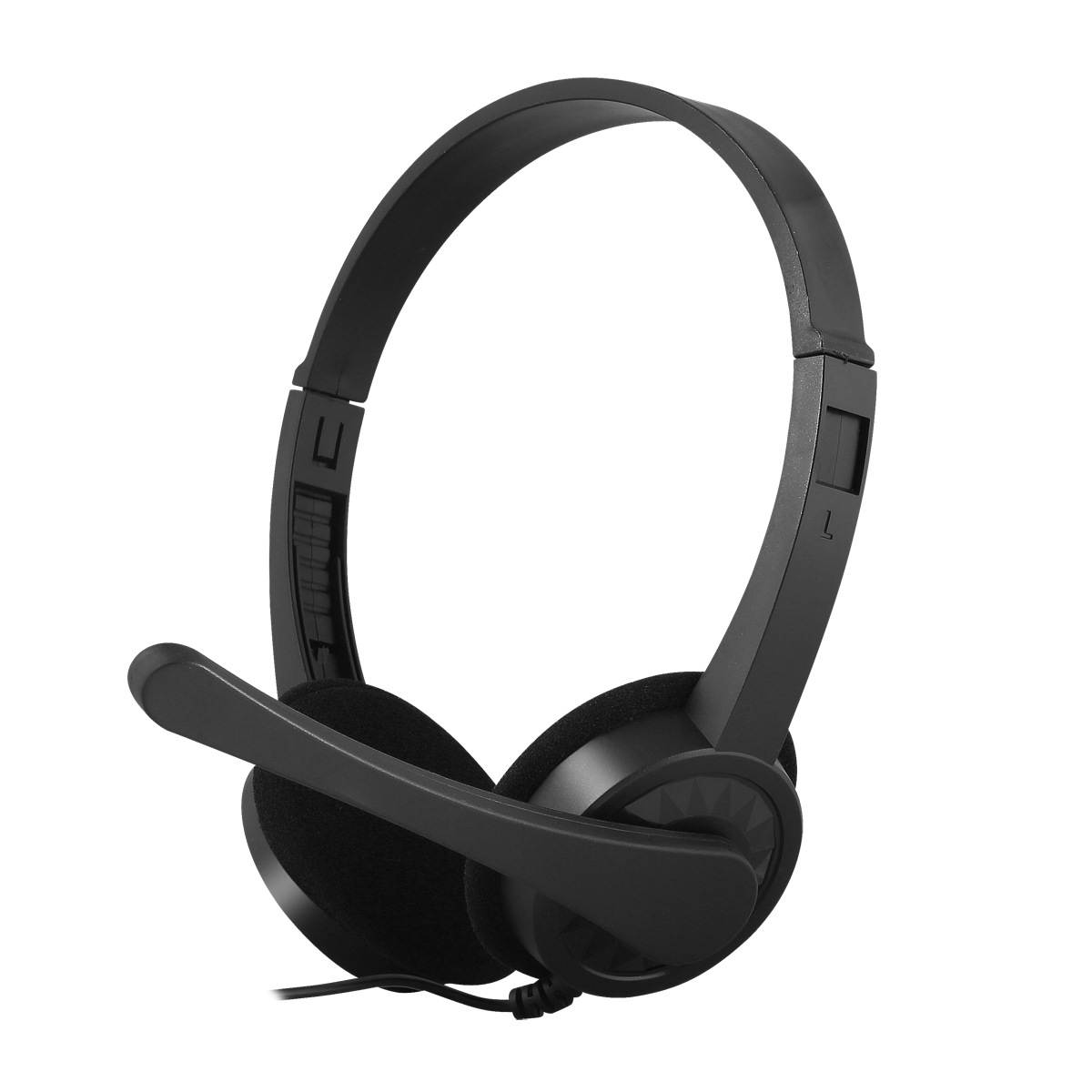 3.5mm wired gaming headset, stereo computer headset with noise reduction microphone for PC, laptop, mobile phone