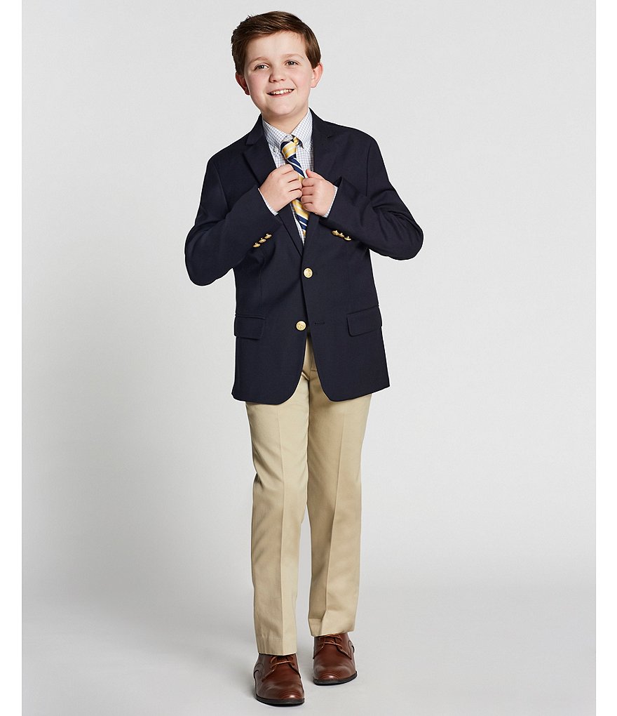 Class Club Gold Label Boys 50#double; Striped Silk Tie