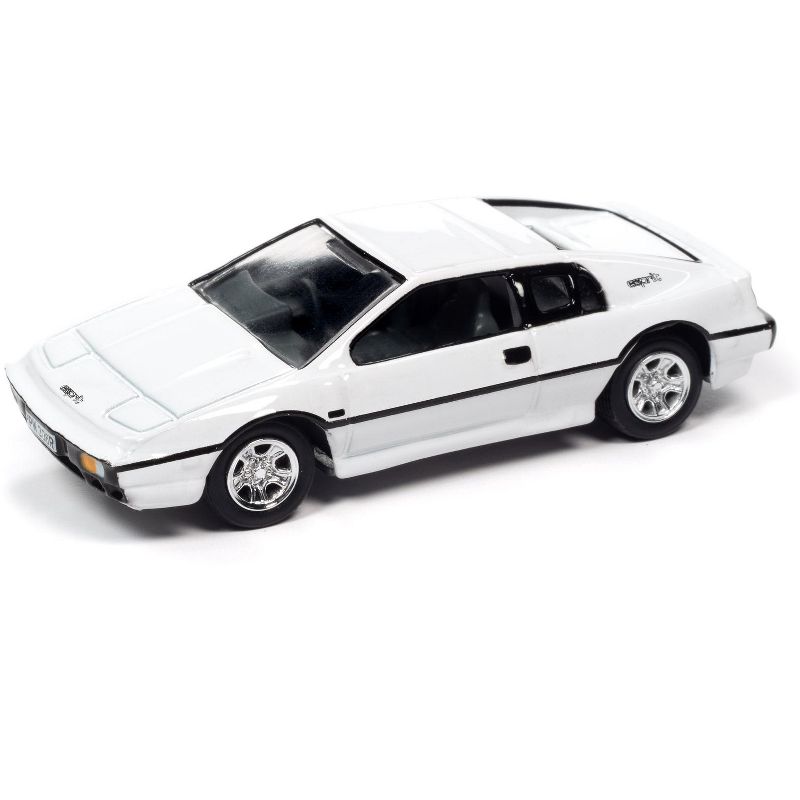 1976 Lotus Esprit S1 White & Collectible Tin Display "007" (James Bond) "The Spy Who Loved Me" 1977 Movie 1/64 Johnny Lightning