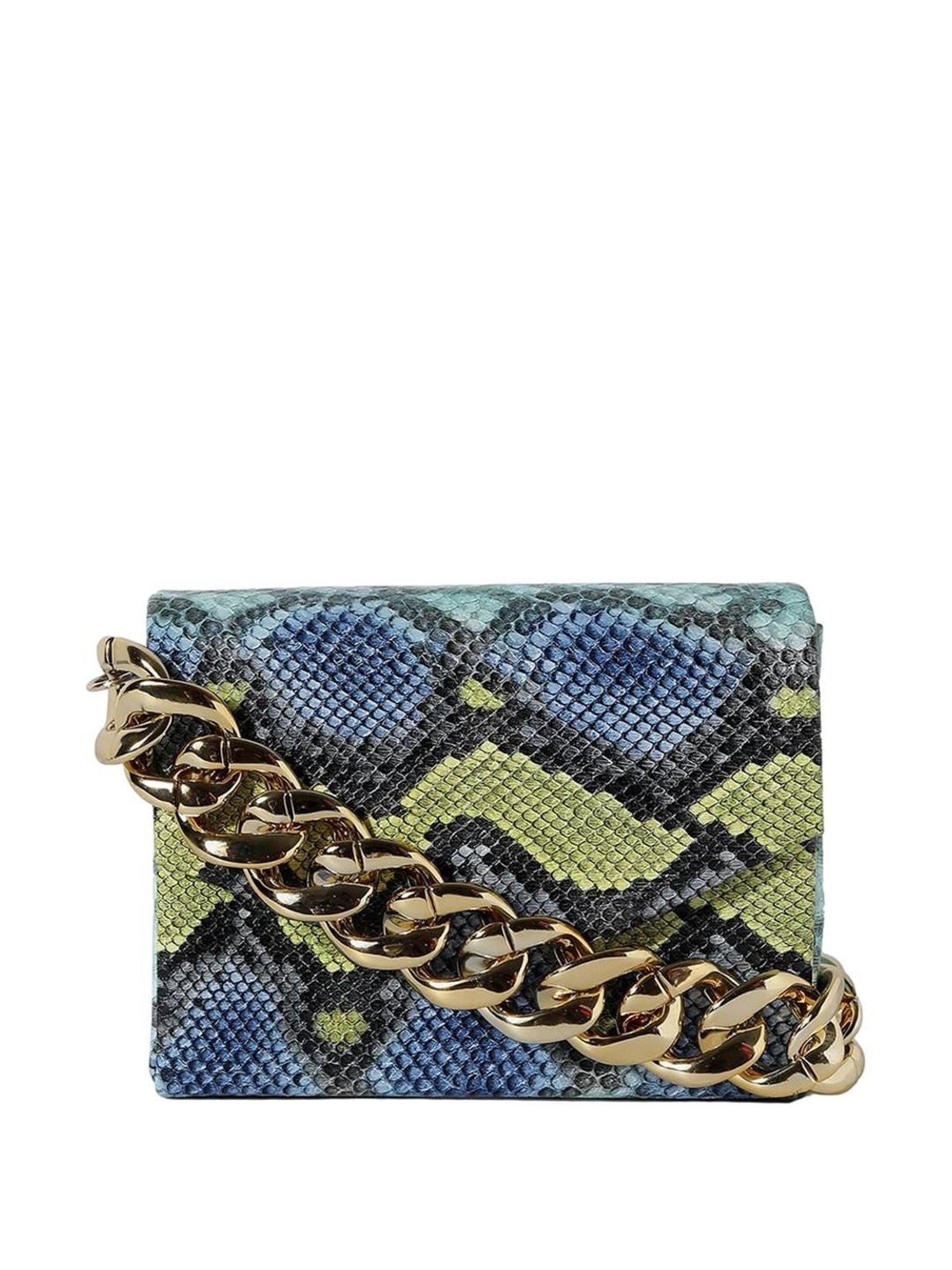 HauteSauce Multicolor Printed Small Handbag