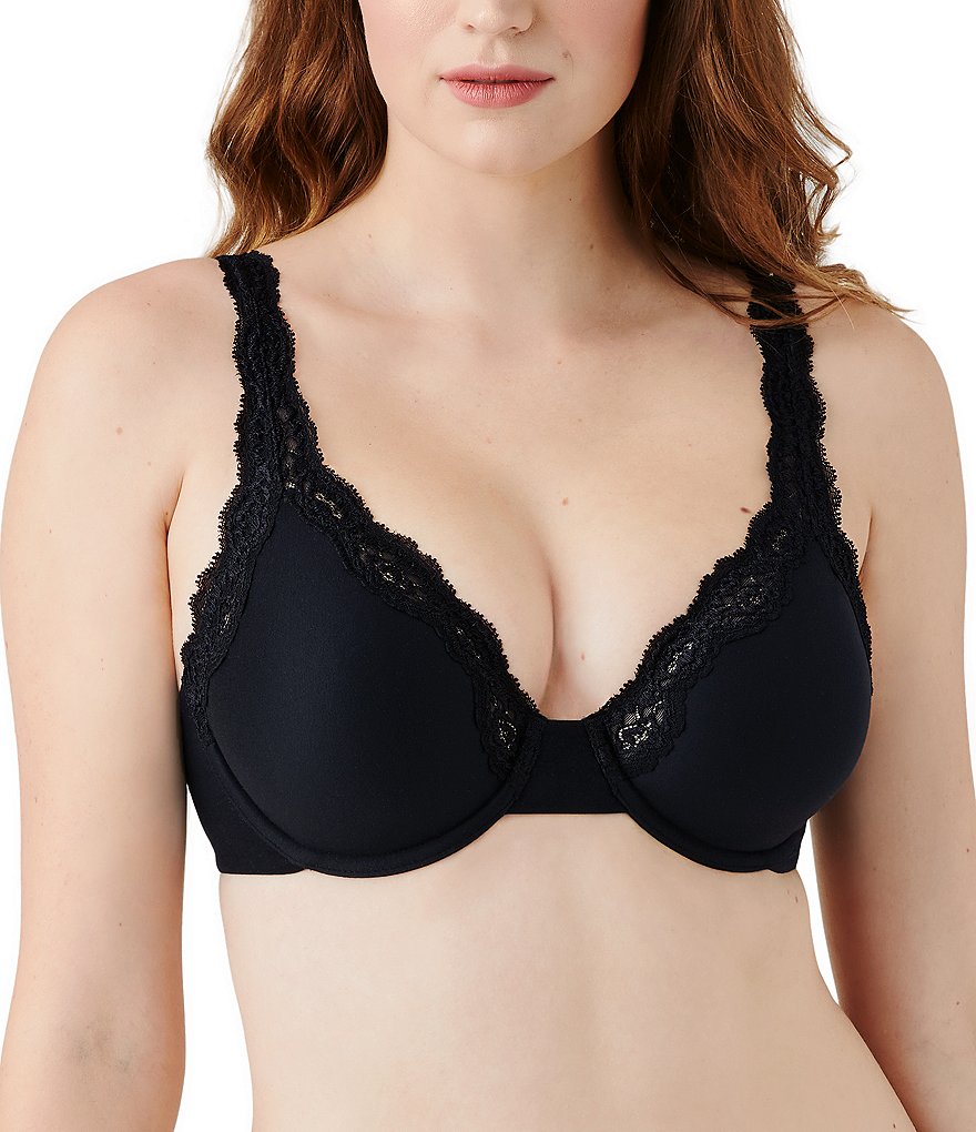Wacoal Softly Styled Floral Lace Full-Busted Contour U-Back Underwire Bra