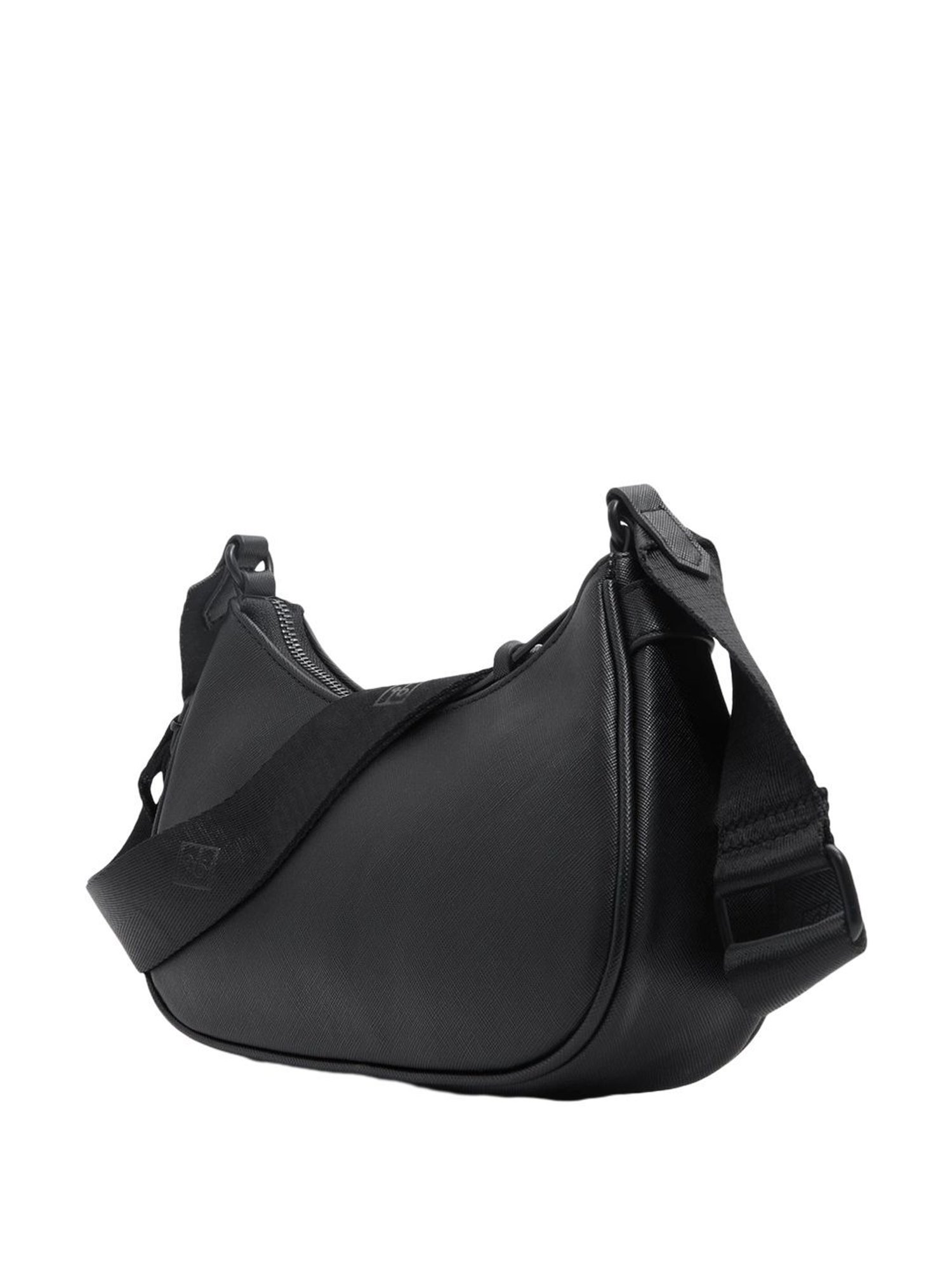 Call It Spring Black Solid Small Sling Handbag