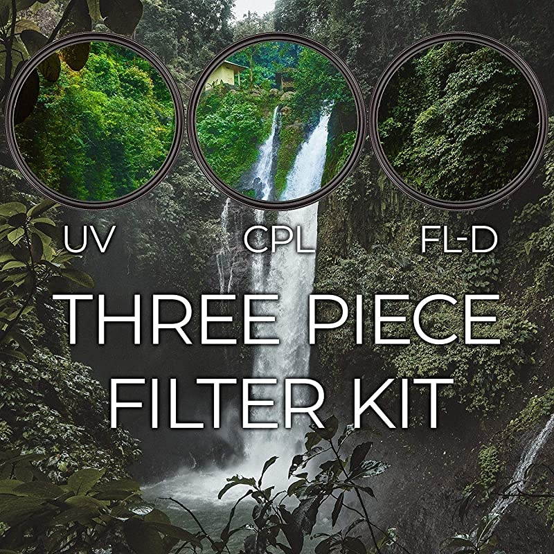 EOS 4000D/Rebel T100 DSLR Camera with 18-55mm III Lens and Essential Accessory Bundle &ndash; Includes SanDisk Ultra 64GB SDXC Memory Card & LED Light Kit & 3PC Multi-Coated Filter Set & MORE