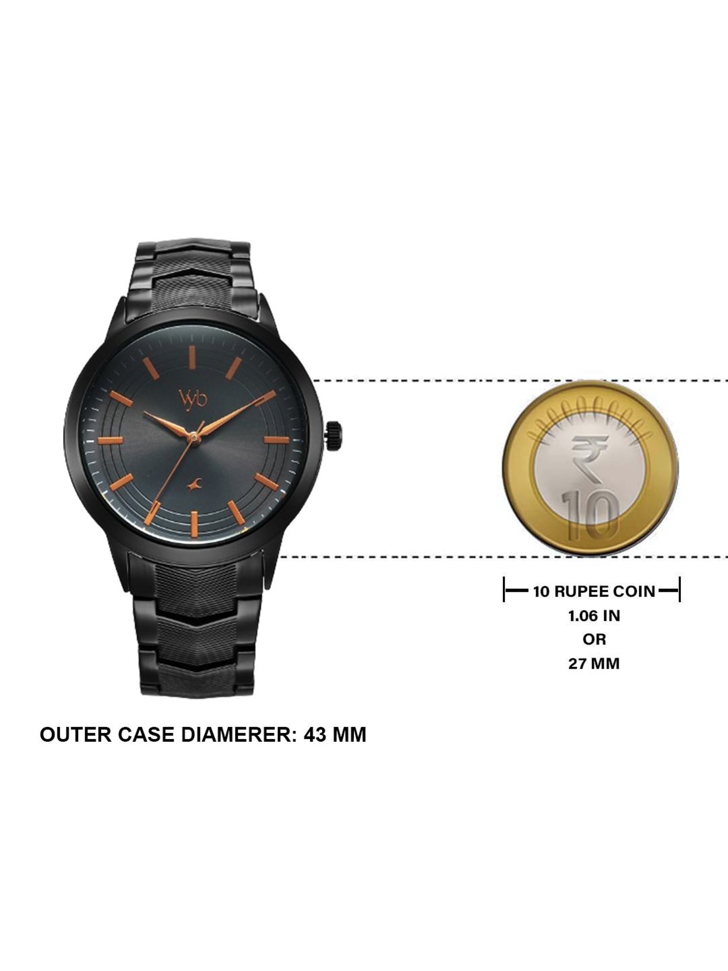 Fastrack Vyb 3.0 FV30002NM01W Analog Watch for Men