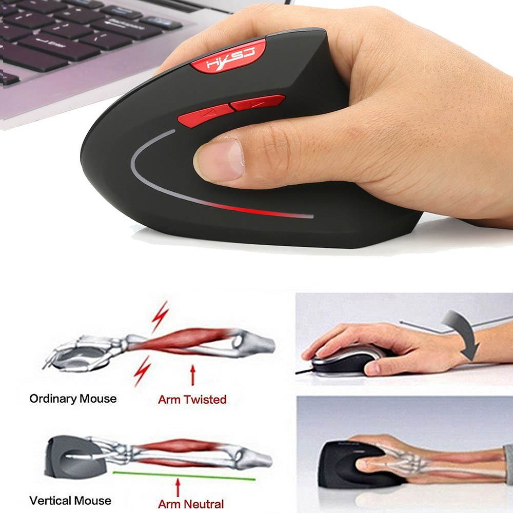 HXSJ T24 2.4G Wireless Mouse with USB Receiver