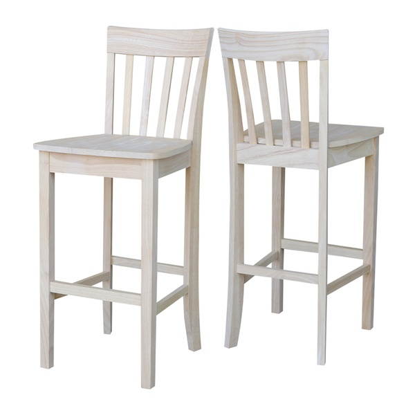 International Concepts S-3013 30 in. H Slatback Stool