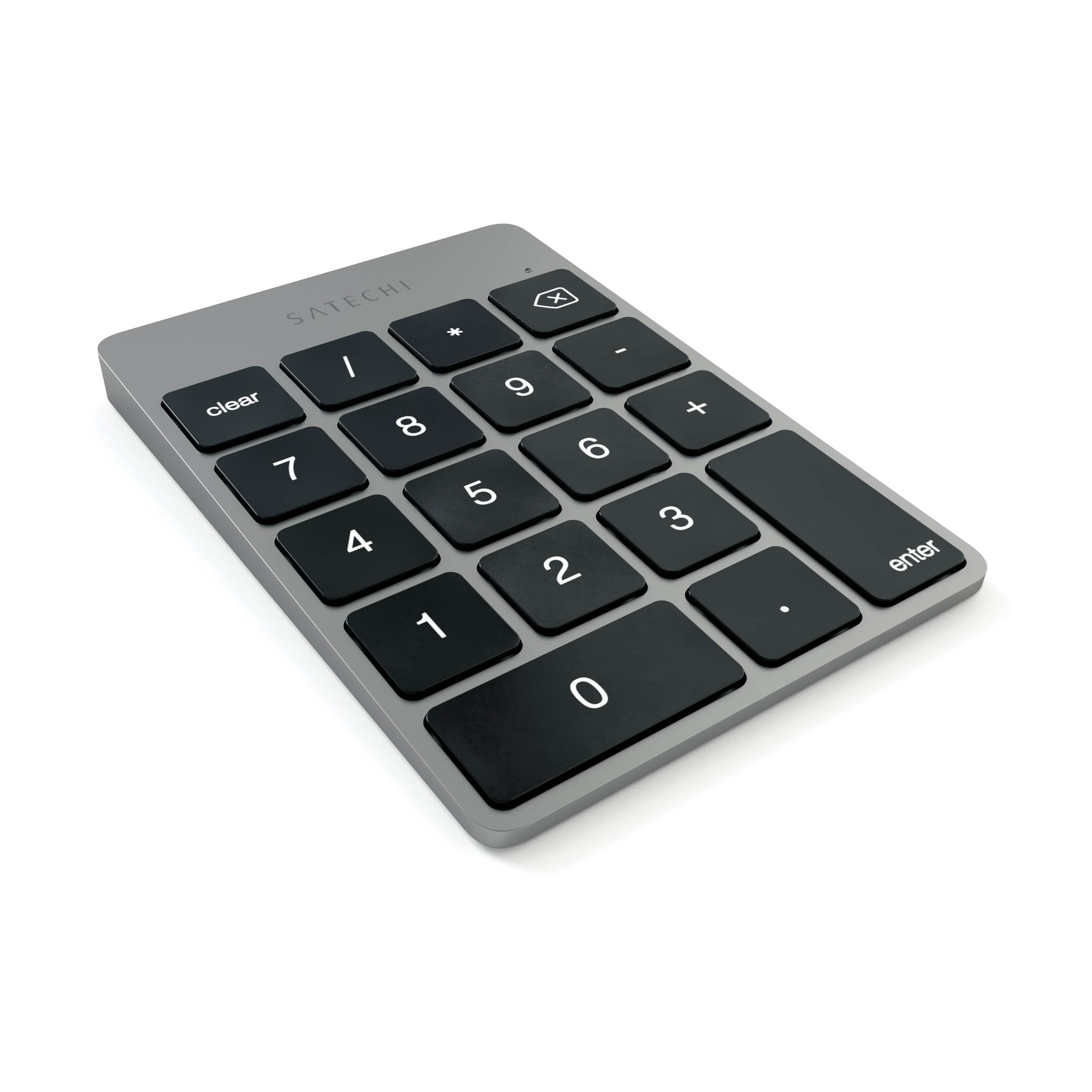 Satechi Slim Aluminum Bluetooth Wireless 18-Key Keypad Keyboard Extension - Compatible with 2017 iMac, iMac Pro, MacBook Pro, MacBook, iPad, iPhone, Dell, Lenovo and More